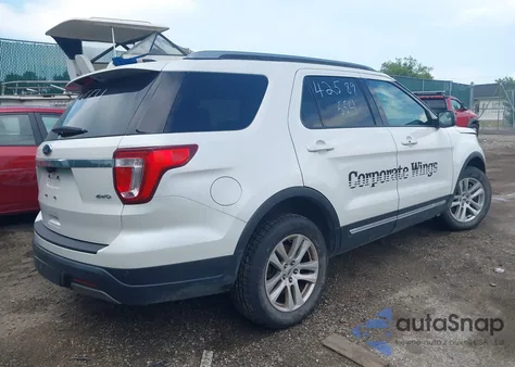 2019 Ford Explorer Xlt z USA, uszkodzony, nr VIN 1FM5K8D82KGA39001